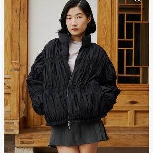 GORGEOUS Pleated Puffer Jacket